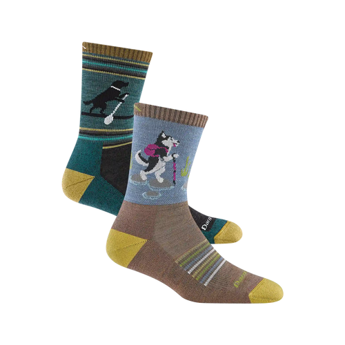 Men's and Women's Lightweight Micro Crew Hiking 2-Pack