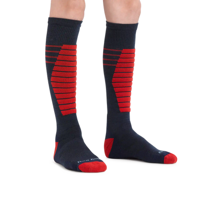 Kids Edge Over-the-Calf  Midweight Ski & Snowboard Sock-Last Chance