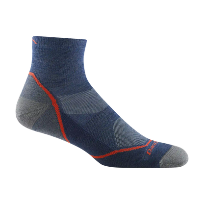 Men's Light Hiker Quarter Lightweight Hiking Socks