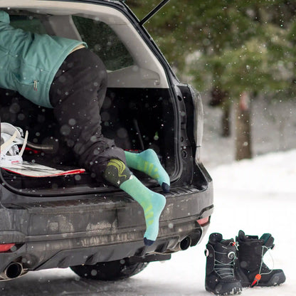 Women's Aurora Over-the-Calf Lightweight Ski & Snowboard Socks