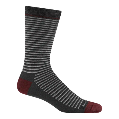 Men's Microstripe Crew Lightweight Lifestyle Socks
