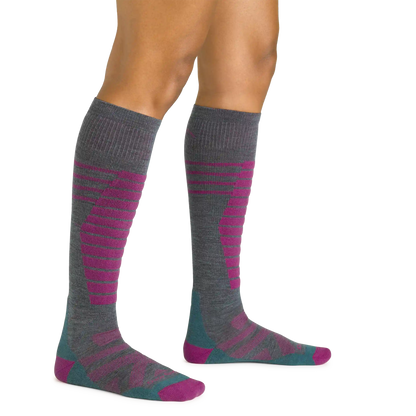 Women's Edge Over-the-Calf  Midweight Ski & Snowboard Sock-Last Chance