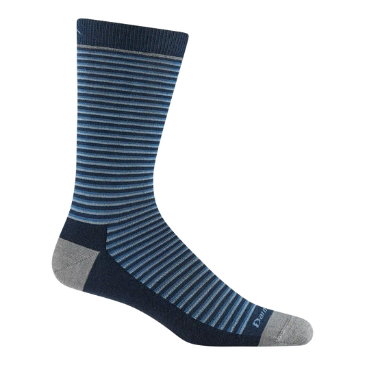 Men's Microstripe Crew Lightweight Lifestyle Socks