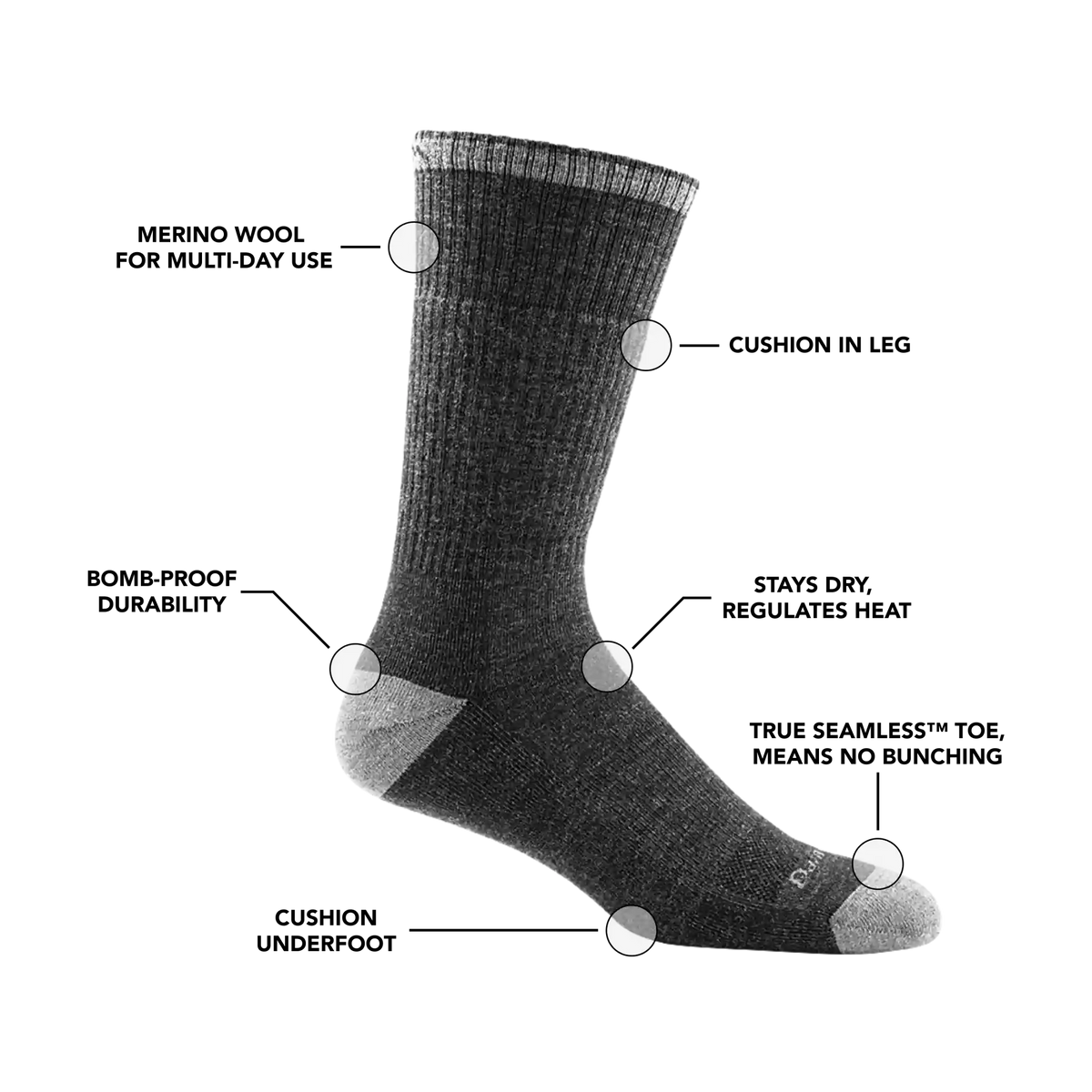 Men's Multi-Weight Boot Sock 3-Pack