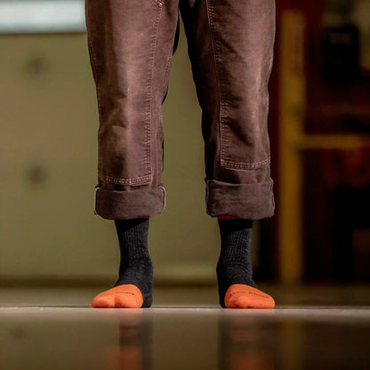 Men's Steely Micro Crew Midweight Work Socks